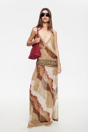 MELROSE MAXI DRESS - VINTAGE FLORAL